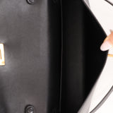Hermès 2023 Noir Chevre Chamkila Kelly Elan GHW