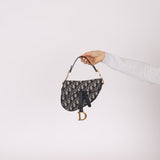 Dior 2018 Oblique Mini Saddle Bag