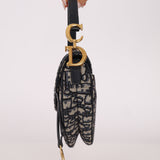 Dior 2018 Oblique Mini Saddle Bag