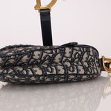 Dior 2018 Oblique Mini Saddle Bag