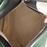 Loewe Tricolor Olive Medium Puzzle Bag