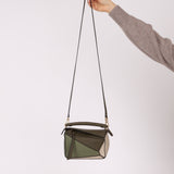 Loewe Tricolor Mini Puzzle Bag