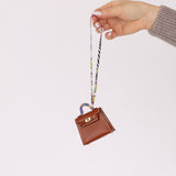 Hermès 2021 Gold Tadelakt Micro Kelly Twilly Bag Charm GHW