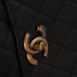 Chanel 2012 Caviar Country Chic Flap Messenger Bag