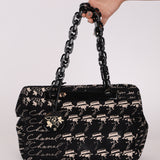 Chanel 2005 Canvas Camellia Tote