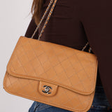 Chanel 2013 Tramezzo Small Toffee Citizen Flap Shoulder Bag