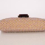 Limited Edition City Exclusive Fendi 2007 Canvas Beaded Baguette