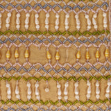 Limited Edition City Exclusive Fendi 2007 Canvas Beaded Baguette