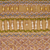 Limited Edition City Exclusive Fendi 2007 Canvas Beaded Baguette