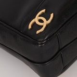Chanel 1994 Caviar Triple CC Logo Tote