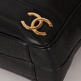 Chanel 1994 Caviar Triple CC Logo Tote