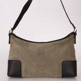 Loewe Suede Anagram Shoulder Bag