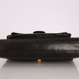 Ultra-Rare Chanel 1994 Lambskin Double-Sided Turnlock Chain Top Handle 24K GP