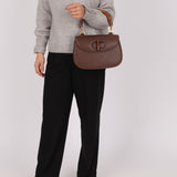 Gucci Leather Brown Bamboo Top Handle w/ Strap