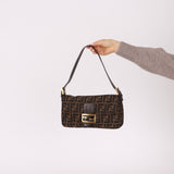 Rare Fendi Zucca Baguette GHW