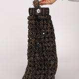 Fendi Woven Leather Peekaboo Bag