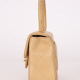 Rare Chanel 1991 Beige Mini Kelly Top Handle