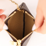Louis Vuitton Monogram Match Nano Bucket with Key Pouch