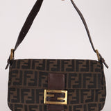 Ultra-Rare Fendi Zucca Baguette Bag GHW