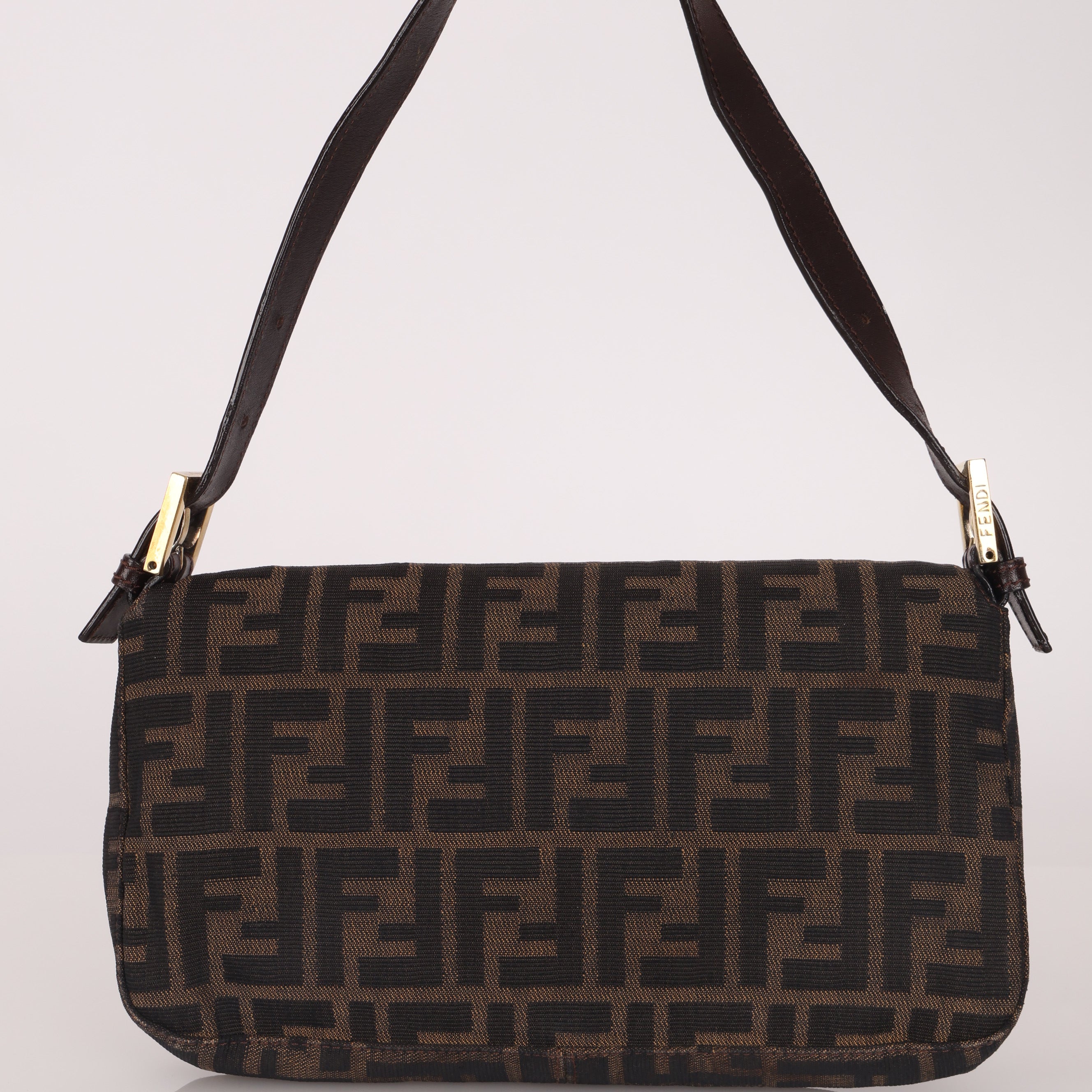 Ultra-Rare Fendi Zucca Baguette Bag GHW