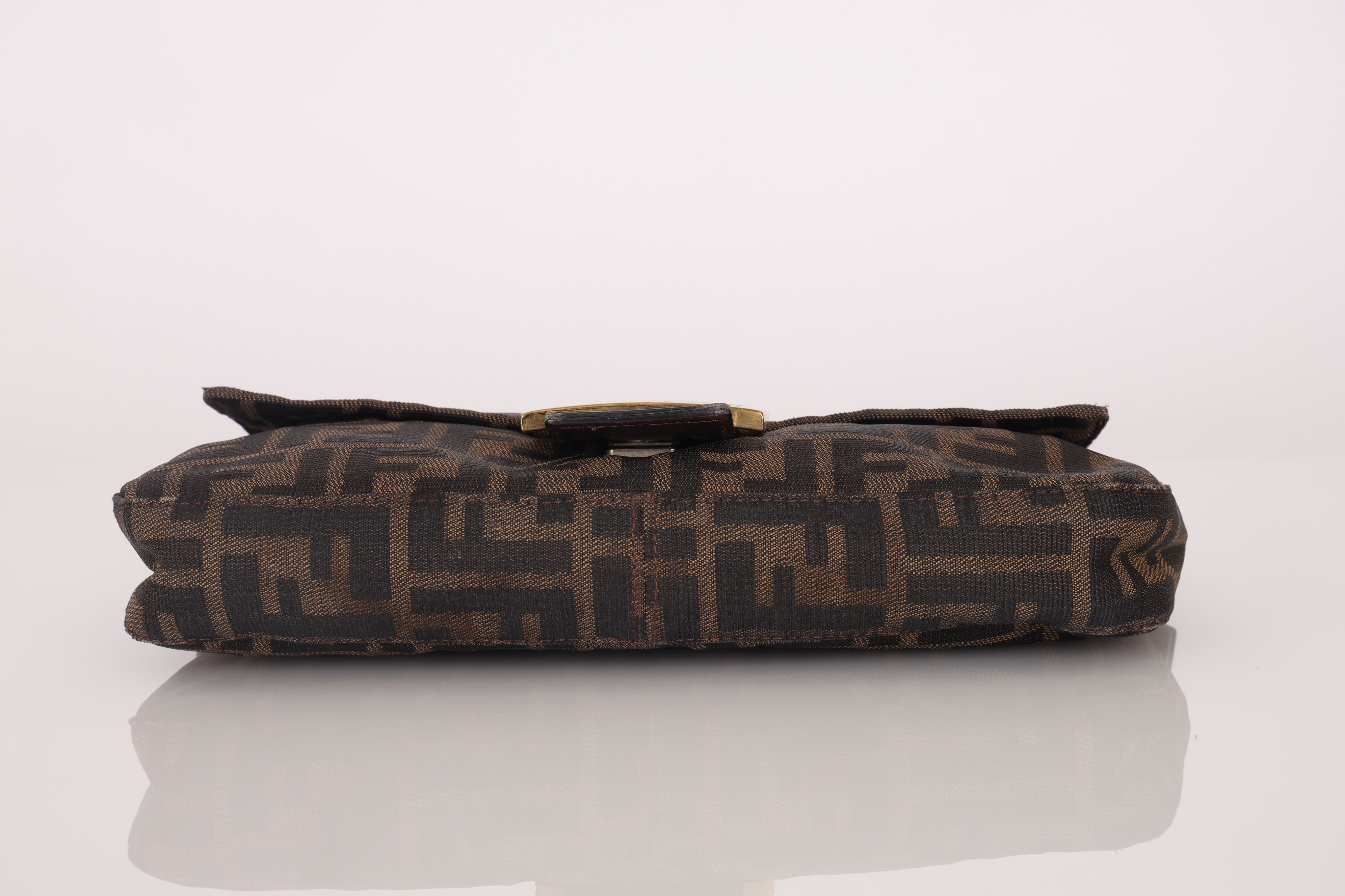 Ultra-Rare Fendi Zucca Baguette Bag GHW