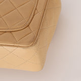 Rare Chanel 1991 Beige Mini Kelly Top Handle