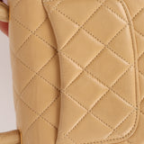 Rare Chanel 1991 Beige Mini Kelly Top Handle