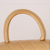 Rare Chanel 1991 Beige Mini Kelly Top Handle