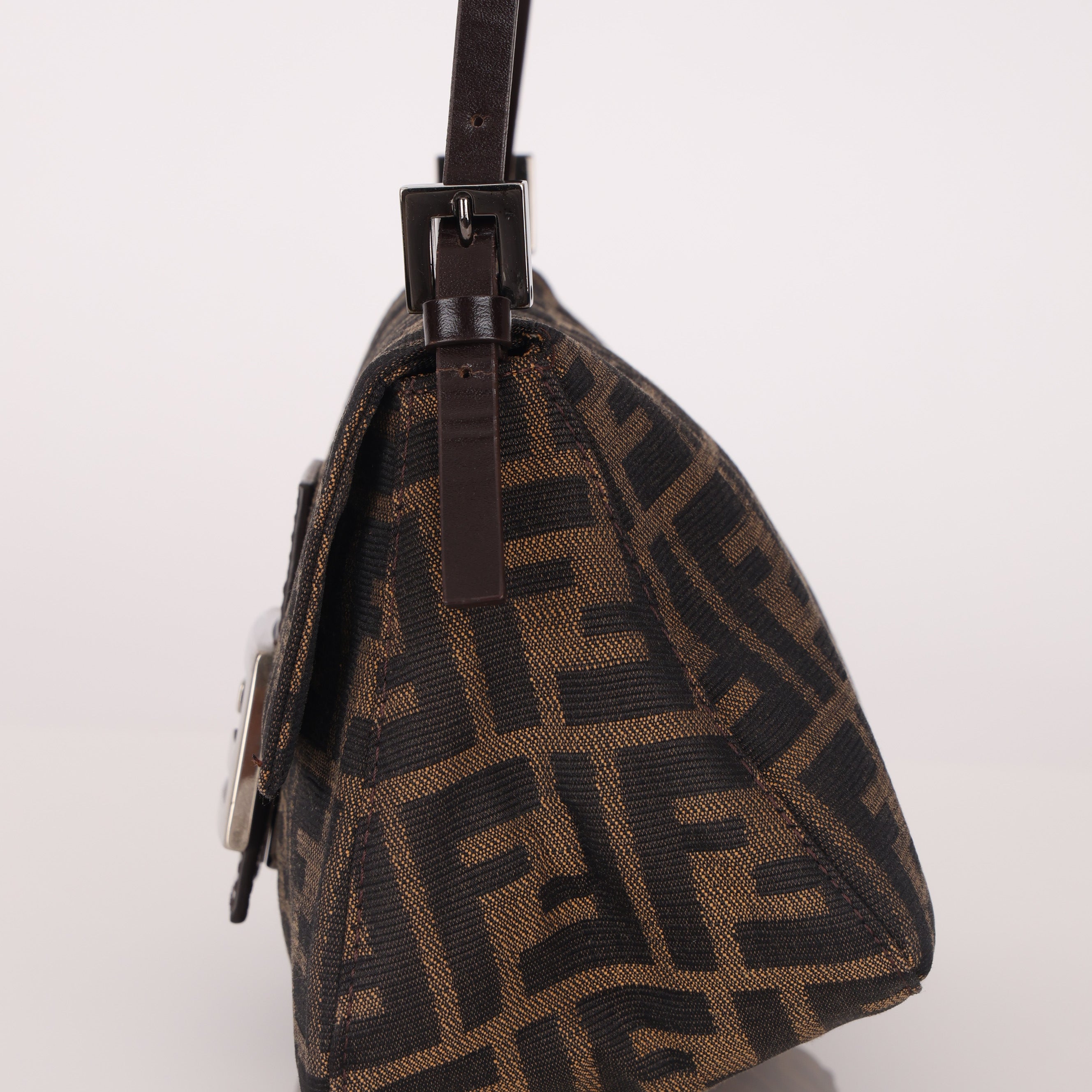 Fendi Zucca Mama Mini Baguette Bag
