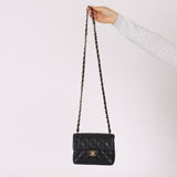 Discontinued Chanel 2004 Caviar Mini Square Flap Bag 24K GP