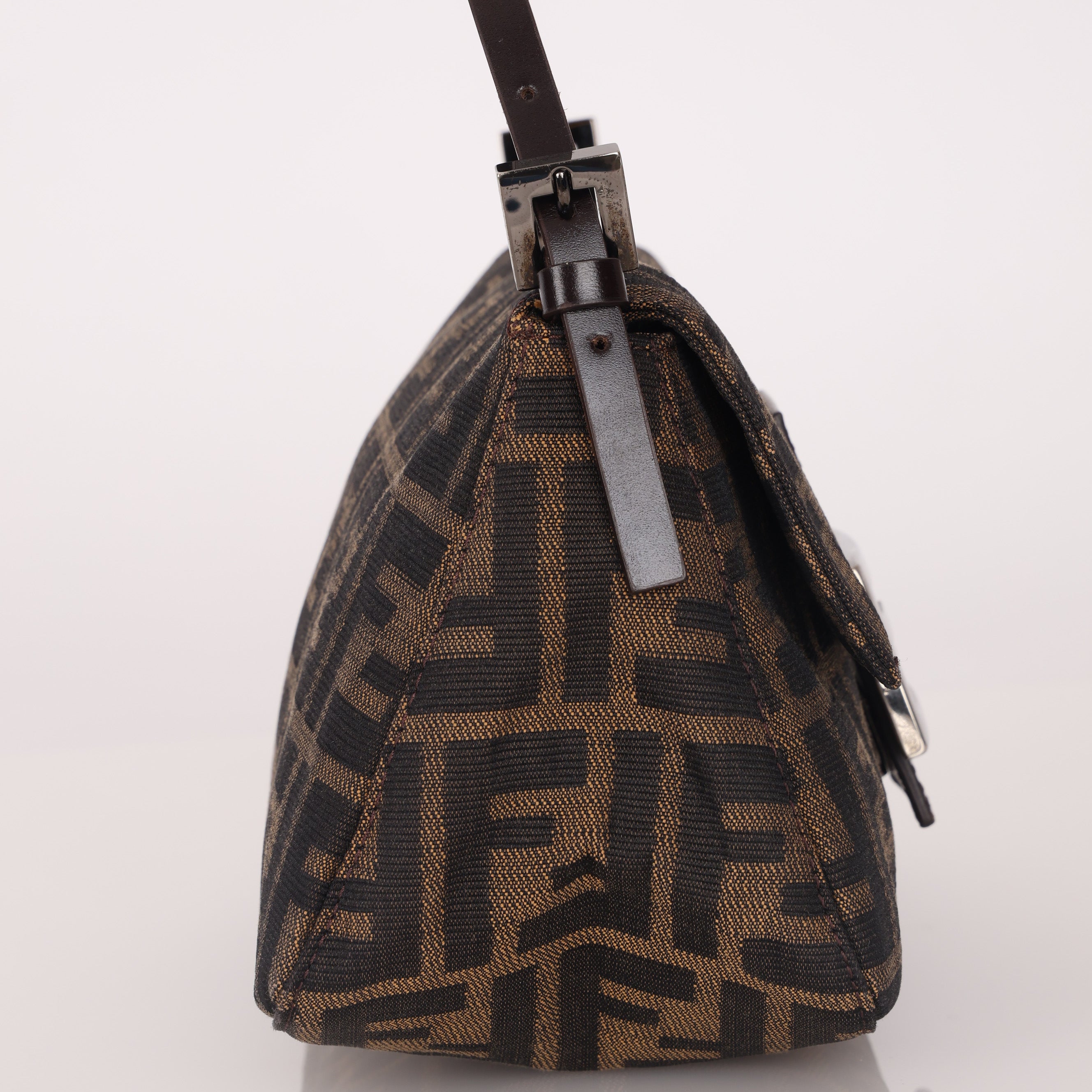 Fendi Zucca Mama Mini Baguette Bag