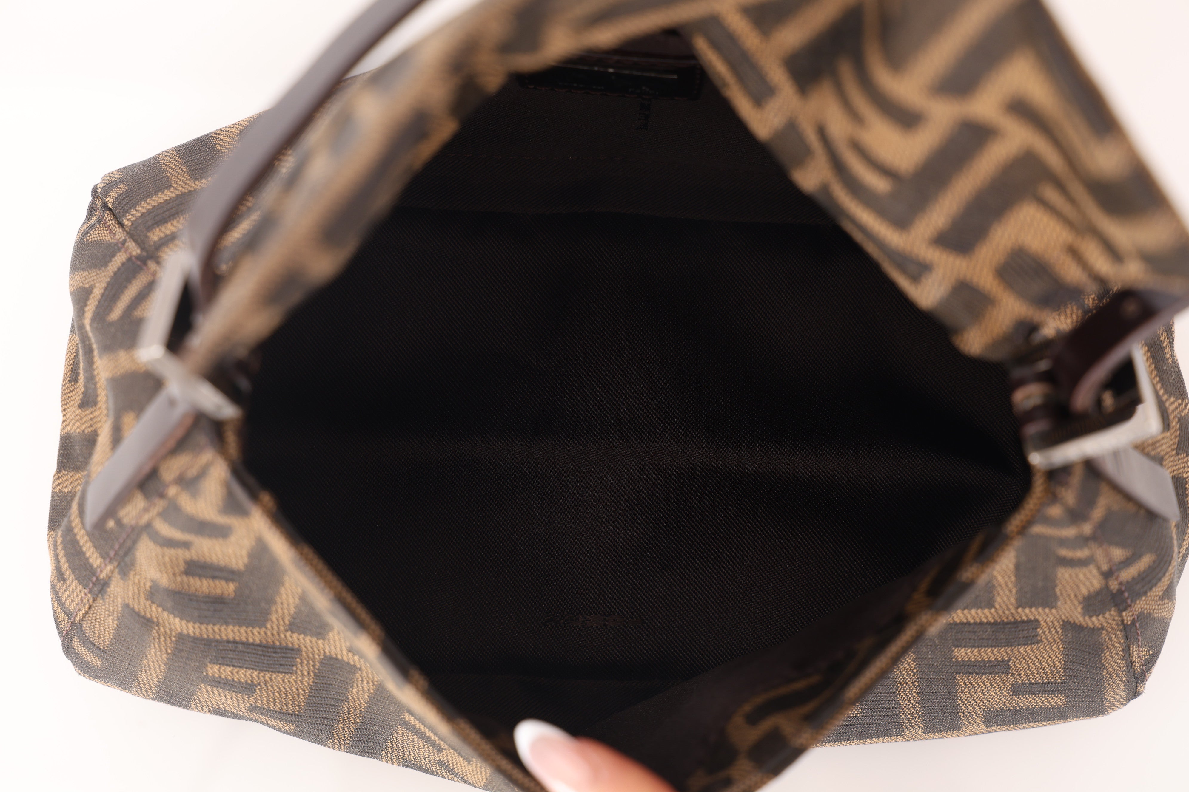 Fendi Zucca Mama Mini Baguette Bag