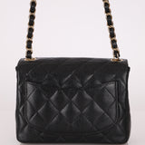 Discontinued Chanel 2004 Caviar Mini Square Flap Bag 24K GP