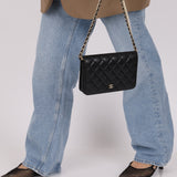 Chanel 2018 Lambskin Pearl Chain Wallet on Chain
