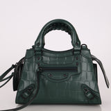 Balenciaga Mock Croc Mini Neo Classic City Bag