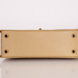 Chanel 1989 Lambskin Two-Tone Trapezoid Single Flap w/ Cardholder