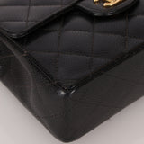 Discontinued Chanel 2004 Caviar Mini Square Flap Bag 24K GP