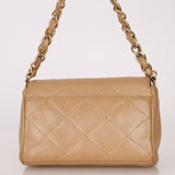 Ultra-Rare Chanel 2001 Iridescent Caviar Mini Half Flap