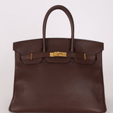Hermès 2007 Terre Gulliver Retourne Birkin 35 GHW