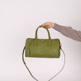 Prada Saffiano Lux Boston Bag