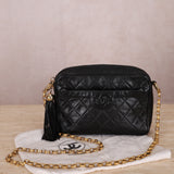 Vintage Chanel Tassel Camera Bijoux Bag