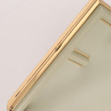 Fendi Sage Nappa Small First Clutch with Strap