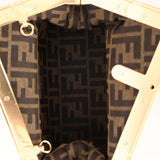 Fendi Sage Nappa Small First Clutch with Strap