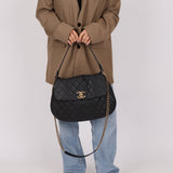 Chanel 2012 Caviar Country Chic Flap Messenger Bag