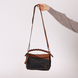 Rare Loewe Braided Bicolor Small Puzzle Bag