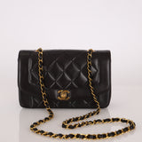 Chanel 1994 Lambskin Small Diana 24K GP