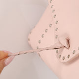 Celine Pink Leather Studded Poulbot Pochette