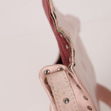 Celine Pink Leather Studded Poulbot Pochette