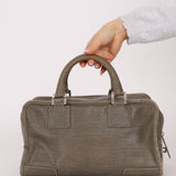 Loewe Khaki Grey Anagram Leather Amazona 28