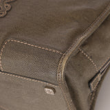 Loewe Khaki Grey Anagram Leather Amazona 28